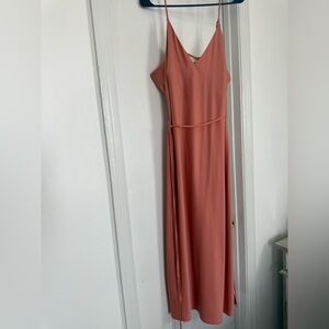 Prologue Coral/Salmon Pink Slip Dress